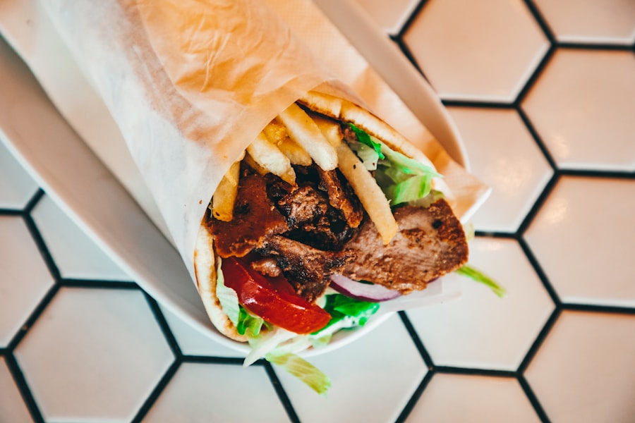 Chicken shawarma platter